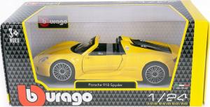 Bburago Porsche 918 Spyder Yellow 1:24 1