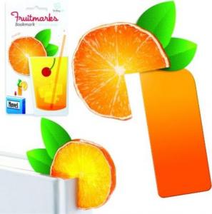 Thinking Gifts Fruitmarks Pomarańcza - zakładka do książki 1