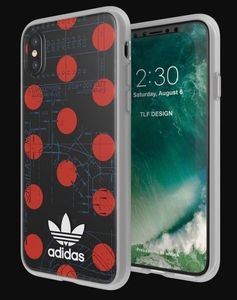 Adidas ETUI ADIDAS OR CELAR CASE IPHONE X / XS CZERWONO-BIAŁY standard 3