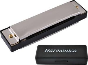 HARMONIJKA USTNA METALOWA TONACJA C-DUR C + ETUI standard 1