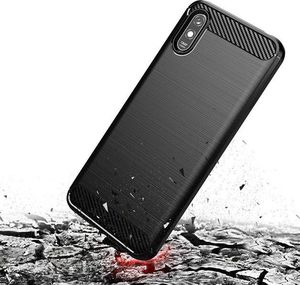 CASE ETUI CARBON LUX CZARNY XIAOMI REDMI 9A standard 2