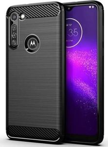 CASE ETUI CARBON LUX CZARNY MOTO G8 POWER LITE standard 2