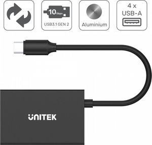 HUB USB Unitek 4x USB-A 3.1 Gen2 (H1301A) 2
