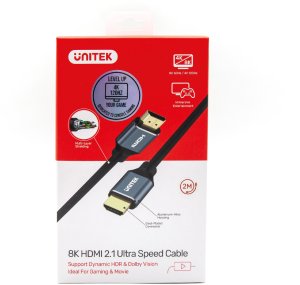 Kabel Unitek HDMI - HDMI 2m srebrny (C138W) 12