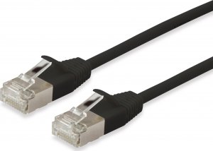Equip Equip Patchkabel Cat6A S/FTP 2xRJ45 1.00m sw (SSTP) Slim 2