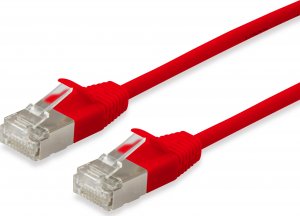 Equip Equip Patchkabel Cat6A S/FTP 2xRJ45 3.00m rot (SSTP) Slim 2