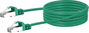 Schwaiger Schwaiger CAT6 Netzwerkkabel , S/FTP, 1,0m, grün 1