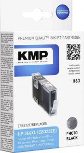 Tusz KMP KMP H63 ink cartridge photo sw comp. w. HP CB 322 EE No. 364 XL - 1713,0040 1