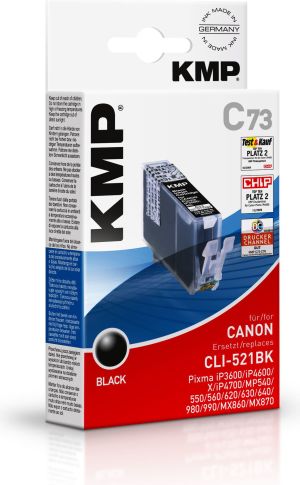 Tusz KMP C73 Tusz czarny do Canon CLI-521 BK (1509,0001) 1