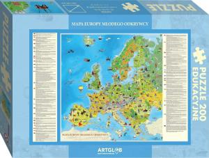 Artglob Puzzle 200 - Europa Młodego Odkrywcy 1