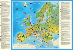 Artglob Puzzle 200 - Europa Młodego Odkrywcy 2