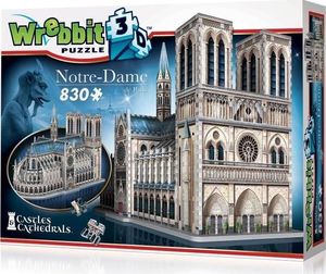 Tactic Wrebbit Puzzle 3D 830 el Notre Dame de Paris 1