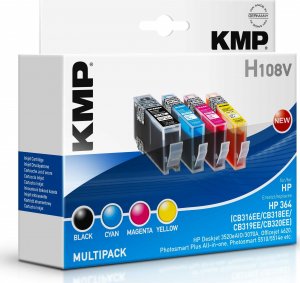 Tusz KMP KMP H108V Multipack BK/C/M/Y compatible with HP No. 364 - 1712,8005 1