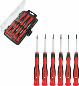 Dedra Zestaw wkrętaków precyzyjnych 6szt, stal CrV 3