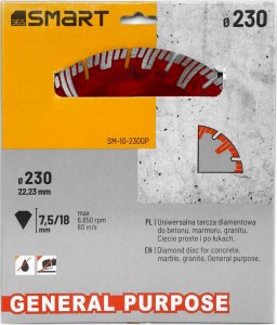 Smart tarcza diamentowa general purpose 230mm SM-10-230GP 2
