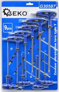 Geko Zestaw wkrętaków torx typu T 9el. (20) 3