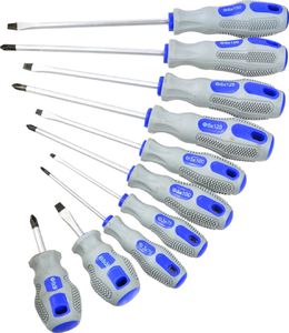 Geko Wkrętaki 10el.CRV (szaro-niebieskie)(10) 3