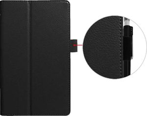 Etui na tablet Alogy Etui obudowa Alogy stojak do Huawei MediaPad T5 10.1 Czarne + Szkło Alogy uniwersalny 3