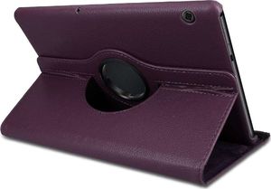 Etui na tablet Alogy Etui obrotowe Alogy 360 do Huawei MediaPad T5 10.1 Fioletowe + Szkło Alogy uniwersalny 2