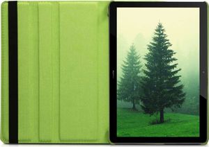 Etui na tablet Alogy Etui obrotowe Alogy 360 do Huawei MediaPad T5 10.1 Zielone + Szkło Alogy uniwersalny 4