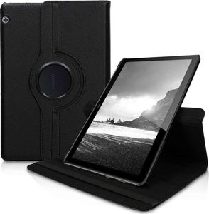 Etui na tablet Alogy Etui obrotowe Alogy 360 do Huawei MediaPad T5 10.1 Czarny + Szkło Alogy uniwersalny 6