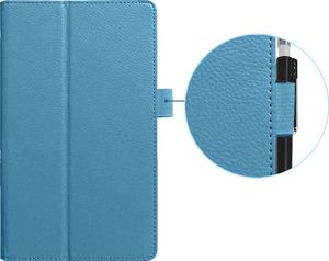 Etui na tablet Alogy Etui obudowa Alogy stojak do Huawei MediaPad T5 10.1 Niebieskie + Szkło Alogy uniwersalny 3