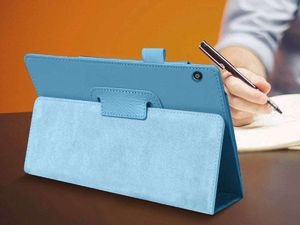 Etui na tablet Alogy Etui obudowa Alogy stojak do Huawei MediaPad T5 10.1 Niebieskie + Szkło Alogy uniwersalny 5