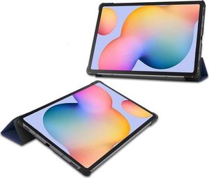 Etui na tablet Alogy Etui Alogy Book Cover do Samsung Galaxy Tab S6 Lite 10.4 P610 / P615 Granatowe + Szkło uniwersalny 5
