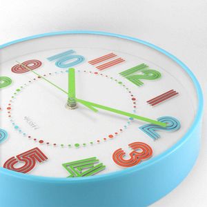 MPM Kolorowy zegar ścienny MPM E01.4047.31 25,5 cm uniwersalny 2