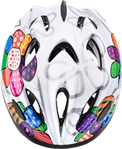 Meteor KASK ROWEROWY METEOR KS07 colourful flowers S# (48-52) 4