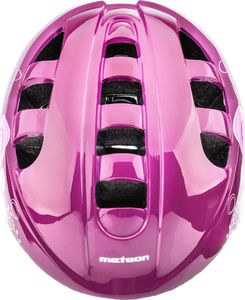 Meteor KASK ROWEROWY METEOR KS08 pink butterflies M# (52-56) 4