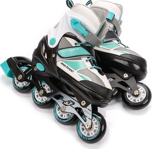 Rolki Meteor Invert rekreacyjne regulowane miętowe r. 34-37 5