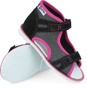 RenBut Obuwie profilaktyczne Postęp - Renbut 191 obcas Thomasa czarny brokat 31 2