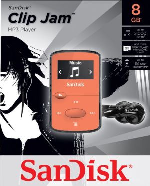 SanDisk SANSA Clip Jam 8GB pomarańczowy (001397100000) 3