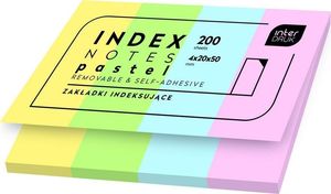 Interdruk Zakładki indeksujące Pastel 200szt 1