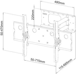 Techly Uchwyt 301405 32"-60" 5