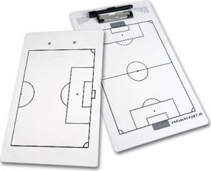 YakimaSport Tablica taktyczna mała biała- piłka nożna Yakima 2