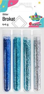 Titanum Brokat w fiolkach mix 4 kolory (398336) 1