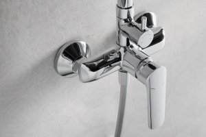 Zestaw prysznicowy KFA Tanzanit z deszczownicą z baterią chrom (5026-910-00) 3