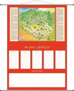 Artglob Plan lekcji - mapa Polska Młodego Odkrywcy 1