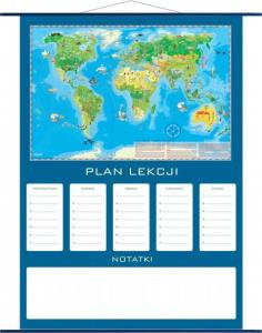 Artglob Plan lekcji - mapa Świat Młodego Odkrywcy 1