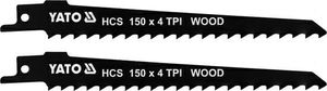 Toya `Brzeszczot szablasty HCS, 150mm 4z/cal opk.2szt /do drewna/ 1