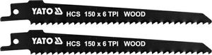 Toya `Brzeszczot szablasty HCS, 150mm 6z/cal opk.2szt /do drewna/ 1