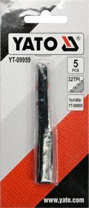 Toya `Brzeszczoty do wyrzynarki typT HSS, opak. 5 szt /do YT-09955/ TIP 32 2
