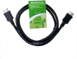 Kabel TreQ HDMI - HDMI 1.2m czarny (KBHD1012) 1