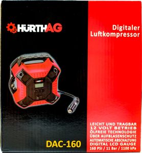 Kompresor samochodowy HurthAG DAC-160 12 V 60 W 7