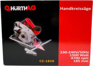 Pilarka tarczowa HurthAG CS-1820 1810 W 185 mm 9