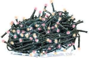 Lampki choinkowe Emos 120 LED bursztynowo-czerwone 1