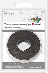Titanum Taśma magnetyczna samoprzylepna 15mmx2m czarna 1