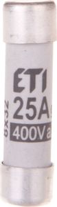 Eti-Polam Wkładka bezpiecznikowa cylindryczna 8x32mm 25A gG 400V CH8 002610013 1